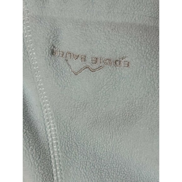 Eddie Bauer 365 Polartec windcutter fleece Vest womens sz L Blue Green Gray - Picture 12 of 12